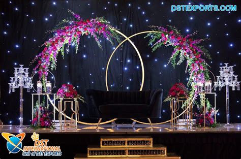 Round Metal Arc For Wedding Stage Backdrop Dst International