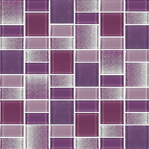 4 X 6 Sample Fusion Purple Glass Mosaic Tiles Mosaic Glass