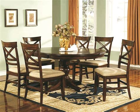 The 5 piece dining set transitional style and modest scale make it the perfect addition to your cozy dining space. Winners Only Topaz Cherry Dining Room Set WO-DTC24866s