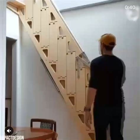 This Foldable Stairs Beamazed