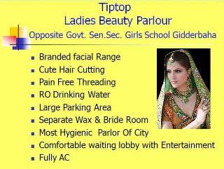 Beauty clinics, walk in haircuts, best beauty parlour, hair salons, beauty therapy salon, beauty parlor hair style, spa beauty, beauty. Tiptop Ladies Beauty Parlour And training Center | Business Services in Bhatinda | India ...