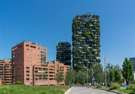 Vertical Forest Buildings In Milan Italy Editorial Photo Image Of