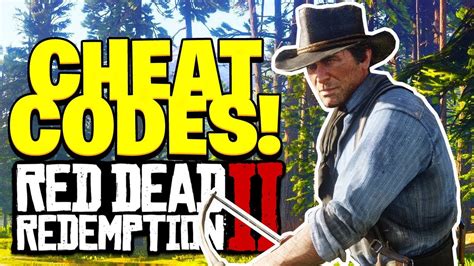 Red Dead Redemption 2 New Cheat Codes Youtube