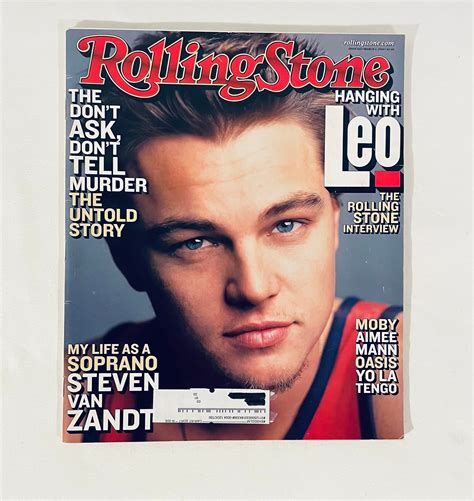 Leonardo Dicaprio Titanic Rolling Stone Magazine March Etsy