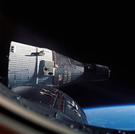 Gemini 7 Rendezvous With Gemini 6a Photo Taken From The Gemini 6a