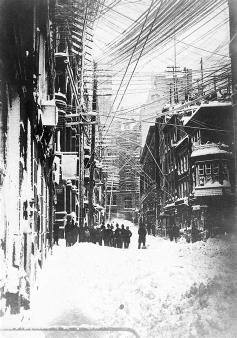 1888 Blizzard Photos Of New York City Snowed Under Considerable