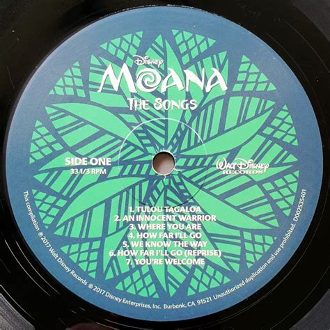 Lin Manuel Miranda Opetaia Foai Mark Mancina Moana The Songs Soundtrack America Dvd