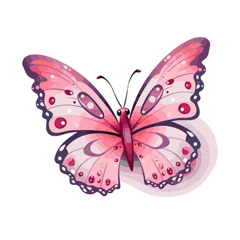 Mariposa Rosa PNG Pegatina Clipart Mariposa Rosa PNG PNG Y Vector