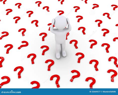 Many Question Marks Royalty Free Stock Photography