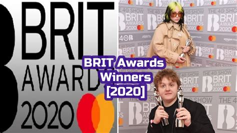 Brit Awards 2020 Winners Youtube