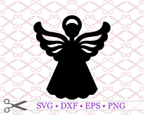 Angel Clipart Angel Vector Svg Free Files Svg Files For Cricut Dxf