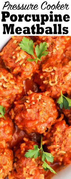 Instant Pot Porcupine Meatballs Recipe SimplyRecipes Com Recipe