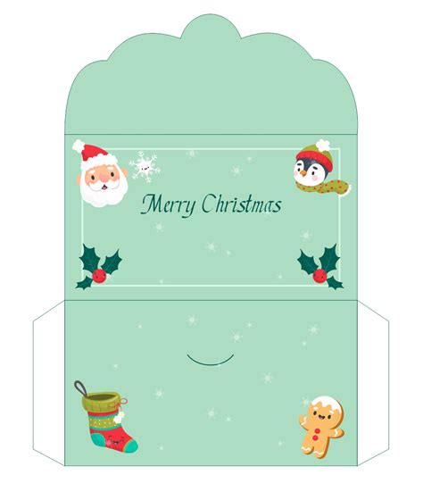 Christmas Money Envelopes Printable Free Free Printable Templates