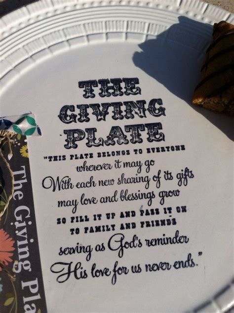 The Giving Plate Christian Inspirational T By