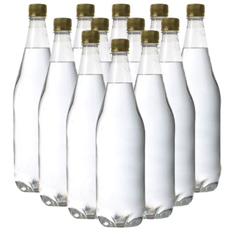 1 Litre Pet (plastic) Clear Bottles - Pack Of 24 - Balliihoo