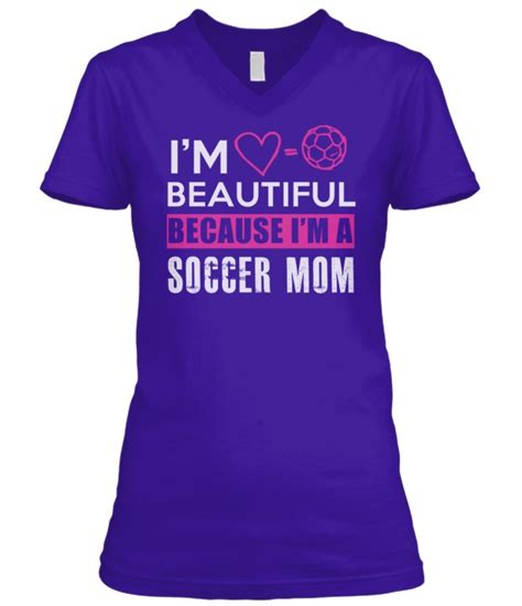 Soccer Moms Are Beautiful T Shirt Zone