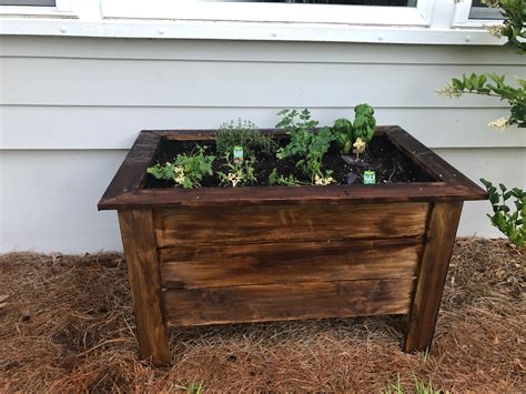 Simple Raised Herb Garden 8 Steps With Pictures Instructables