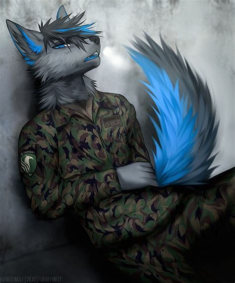 Military Fur Furry Wolf Anthro Furry Furry Drawing Images And Photos Finder
