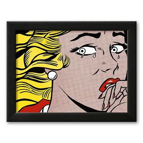Crying Girl C1963 Framed Art Print By Roy Lichtenstein