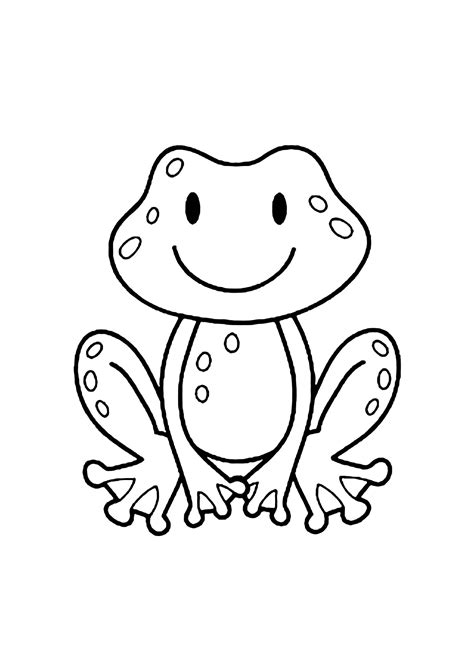 Frog Coloring Pages For Children Frogs Kids Coloring Pages