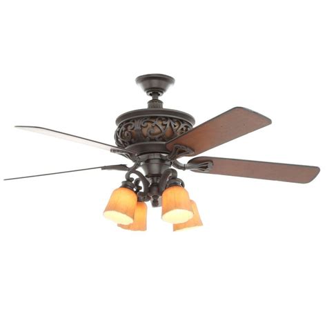 I think, hampton bay ceiling fans are a proprietary brand of the home depot. Hampton Bay Ponte Vecchio 54 in. Natural Iron Ceiling Fan ...