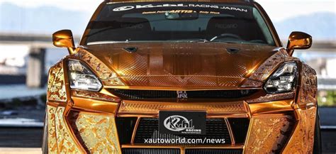 One Million Dollar Gold Plated Car Nissan Gt R X Auto News