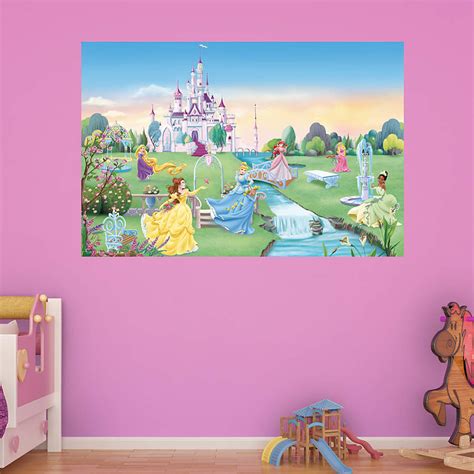Disney Princess Mural Wall Decal Shop Fathead For Disney Princesses