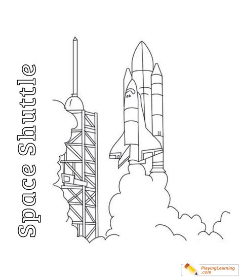 Space Shuttle Coloring Page Coloring Pages