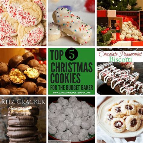 The Top 5 Christmas Cookies For The Budget Baker Is Featured In This