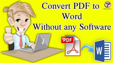 Convert Pdf To Word Without Software And Internet 2020 Youtube