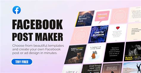 Facebook Post Templates Online Design Maker Mediamodifier