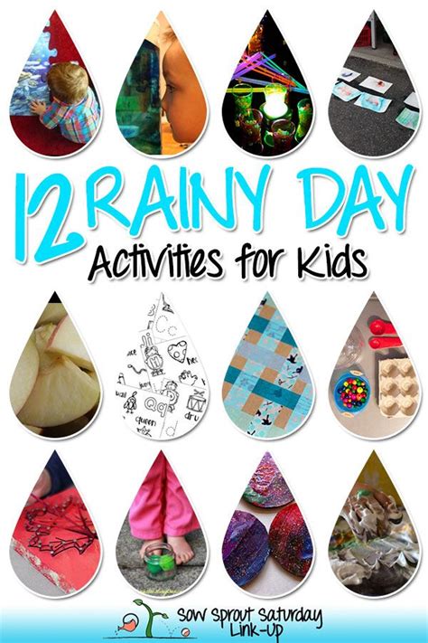 12 Rainy Day Activities For Kids Link Up Here Rainy Day Activities