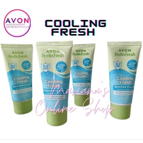 Avon Feelin Fresh Cooling Fresh Powder Light Quelch 55g Shopee