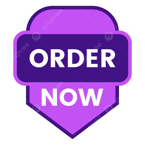 Order Now Clipart Png Images Colorful Order Now Banner Transparent