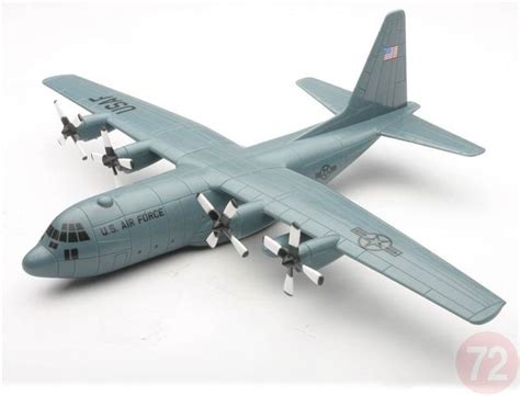 C 130 Military Air Plane Model Kit 172 Scale High Detailed Diecast