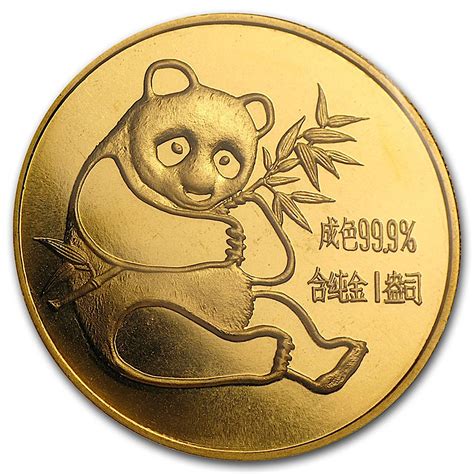 Chinese Gold Panda 1982 1 Oz