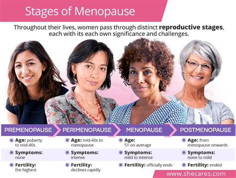 stages of menopause shecares