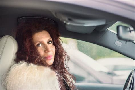 Mature Woman Driving Stock Photo Image Of Looking Menopause 133818522