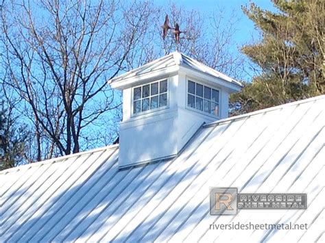 Cupola With Standing Seam Galvalume Plus Metal Roof