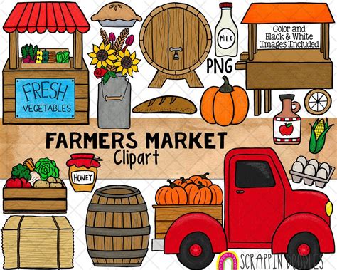 School Clipart Farm Trucks New Clip Fall Harvest Farmers Market