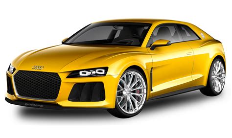 Download Yellow Audi Car Png Image For Free