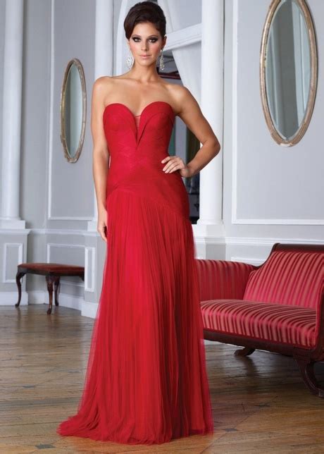 Red And Gold Prom Dresses