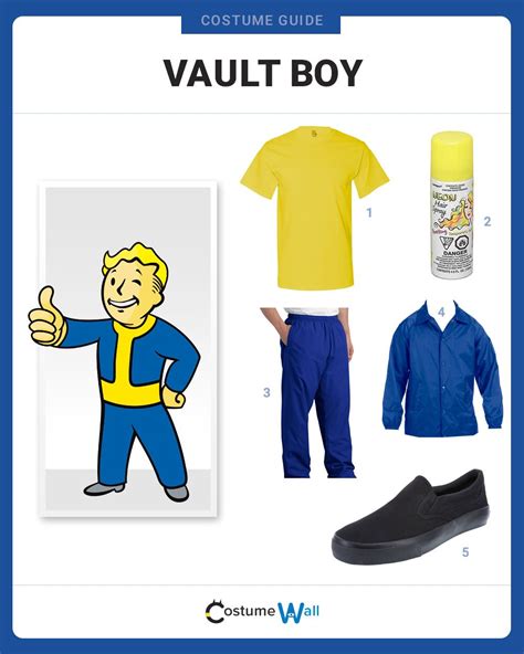 Dress Like Vault Boy Boy Costumes Fallout Costume Diy Costumes For Boys