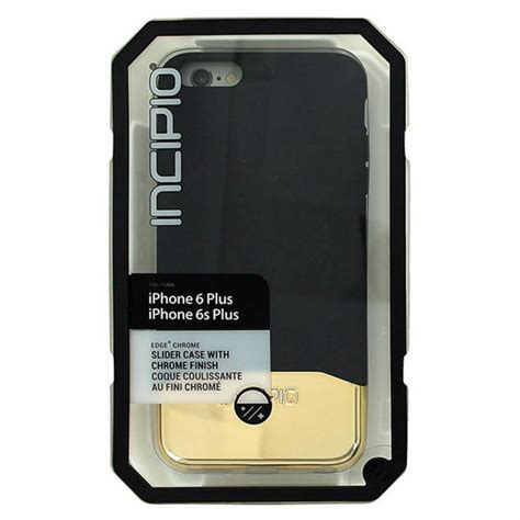 Incipio Edge Chrome Slider Case For Iphone 6 Plus 6s Plus Black And