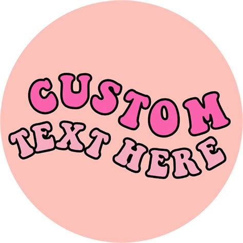 Wavy Custom Cardstock Download Groovy Custom Etsy