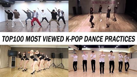 Top 100 Most Viewed K Pop Dance Practices • September 2018 Youtube