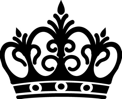 Black and white simple and cute crown dividing line. PNG Crown Black And White Transparent Crown Black And ...