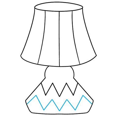 How To Draw A Lamp Really Easy Drawing Tutorial