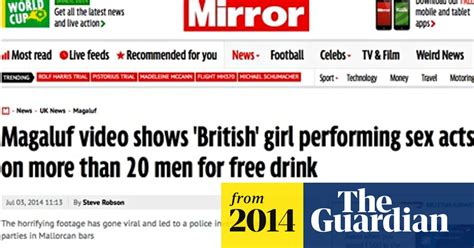 Magaluf Girl Video May Leave Daily Mirror Sales Team Red Faced Media
