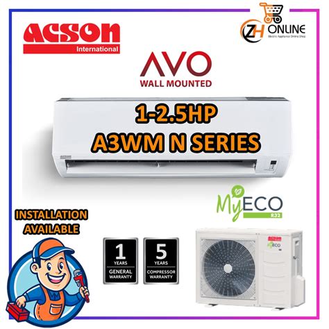 R Acson Hp Hp Myeco Air Conditioner A Wm Avo Series A Wm N